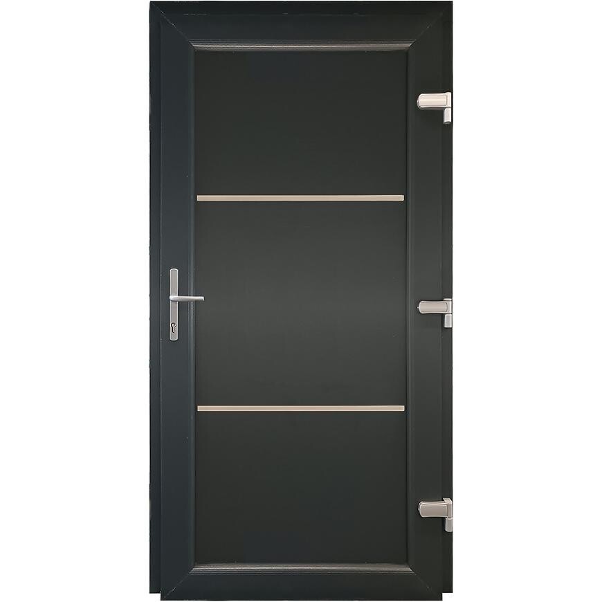 Vchodové dveře Split D35 88x198x7 80P antracit