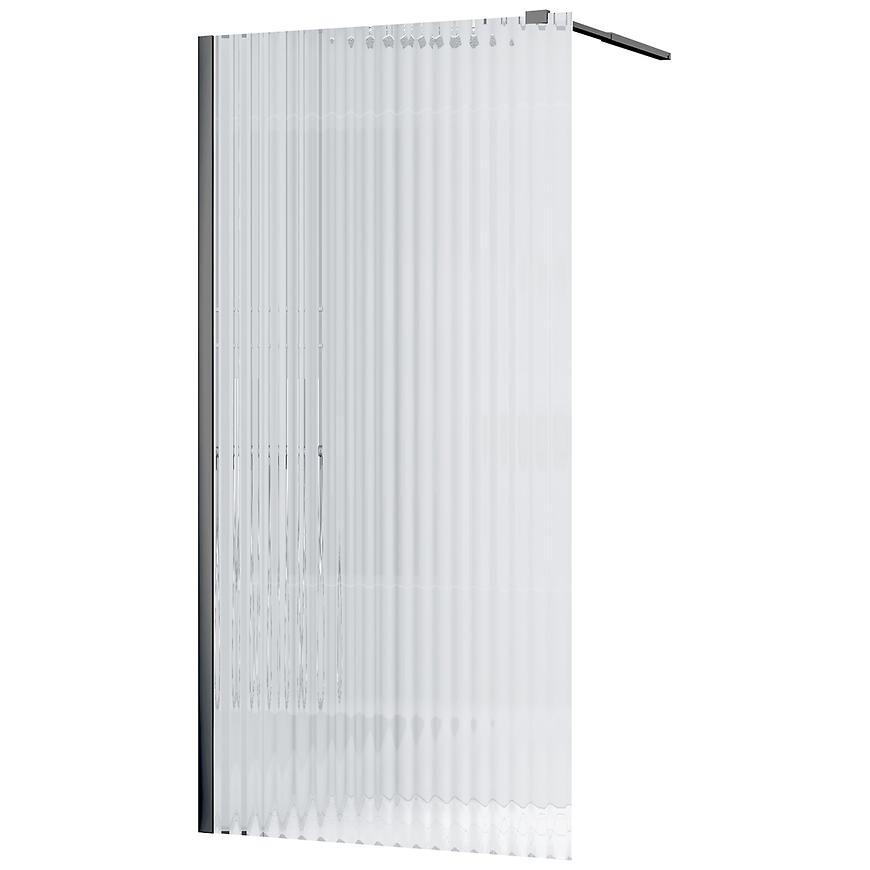 Sprchová zástěna Walk-In Fly 100x195 black