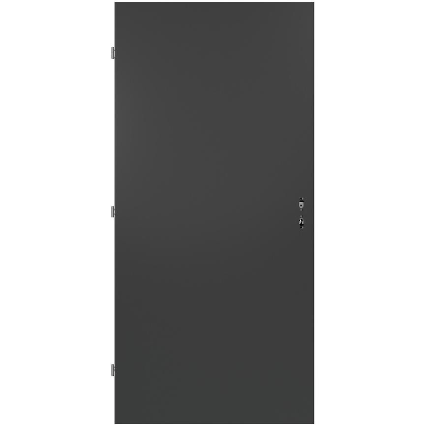 Vnitřní vchodové dveře RT03 90L kovové, antracit