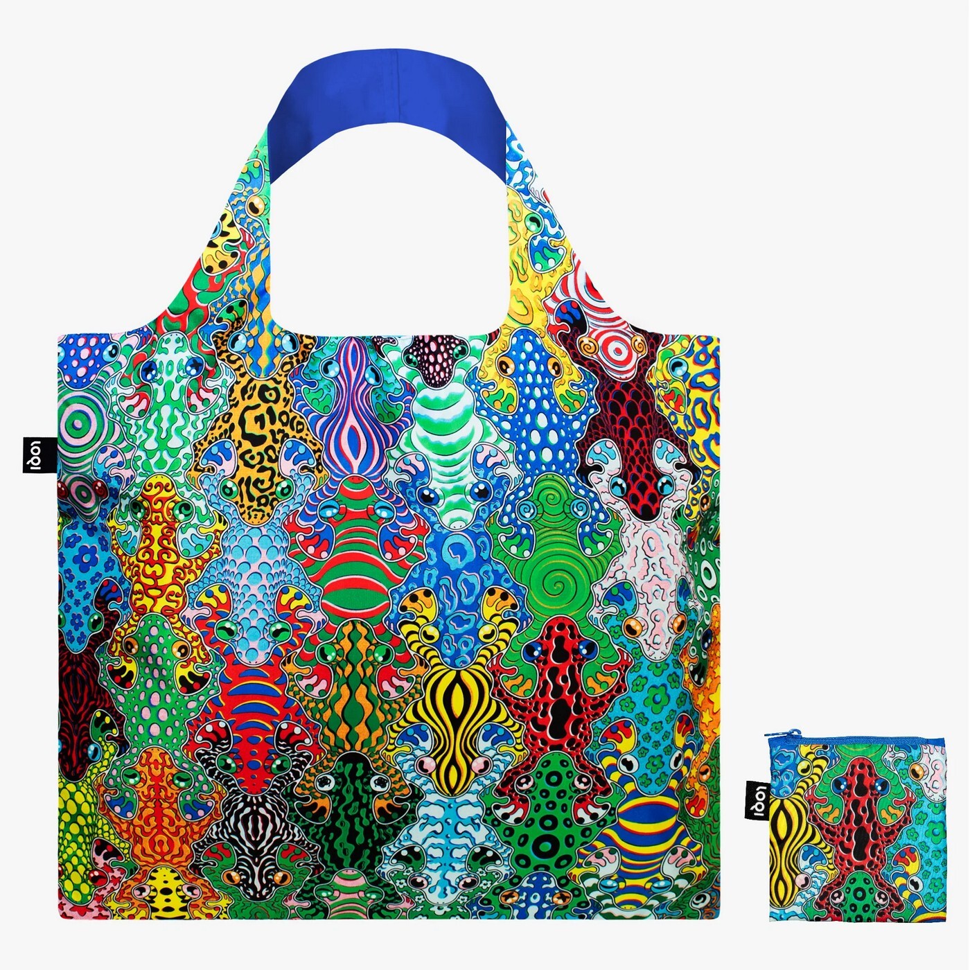 Skládací nákupní taška LOQI SAM WILDE Equi-