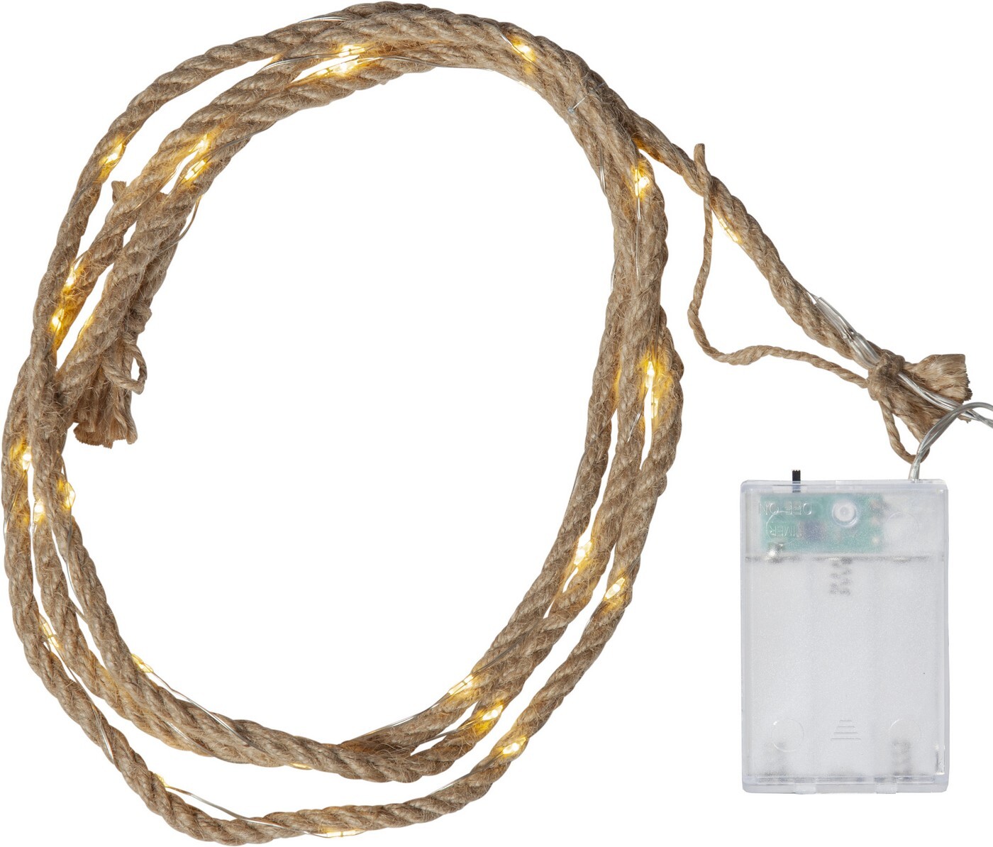 Světelný LED řetěz délka 2 m Star Trading Jutta - béžový