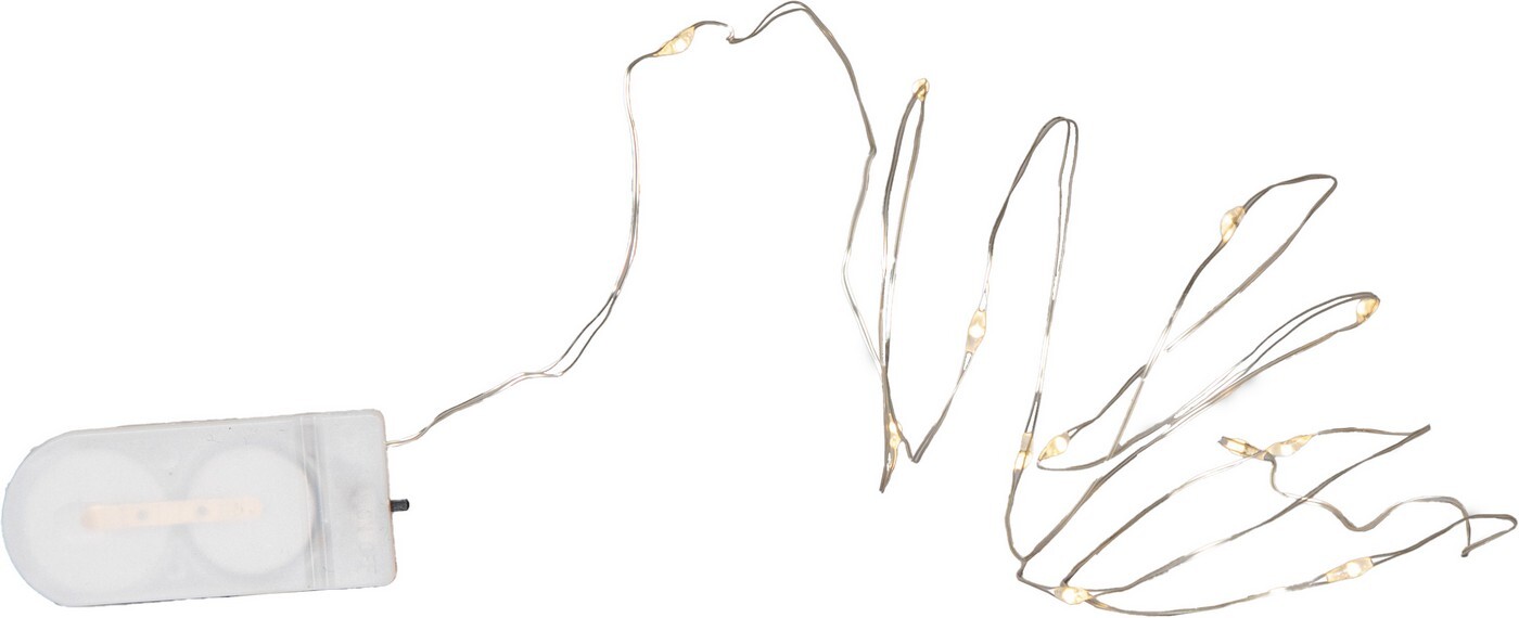 Světelný LED řetěz délka 110 cm Star Trading Dew Drop - stříbrný