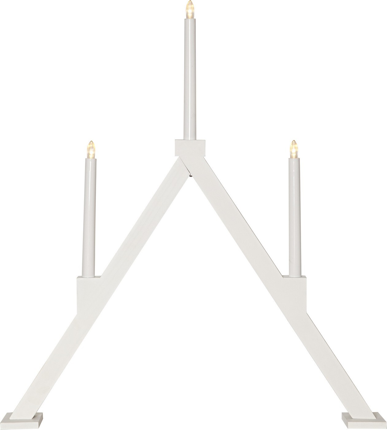 Svícen výška 64 cm Star Trading Vika - bílý