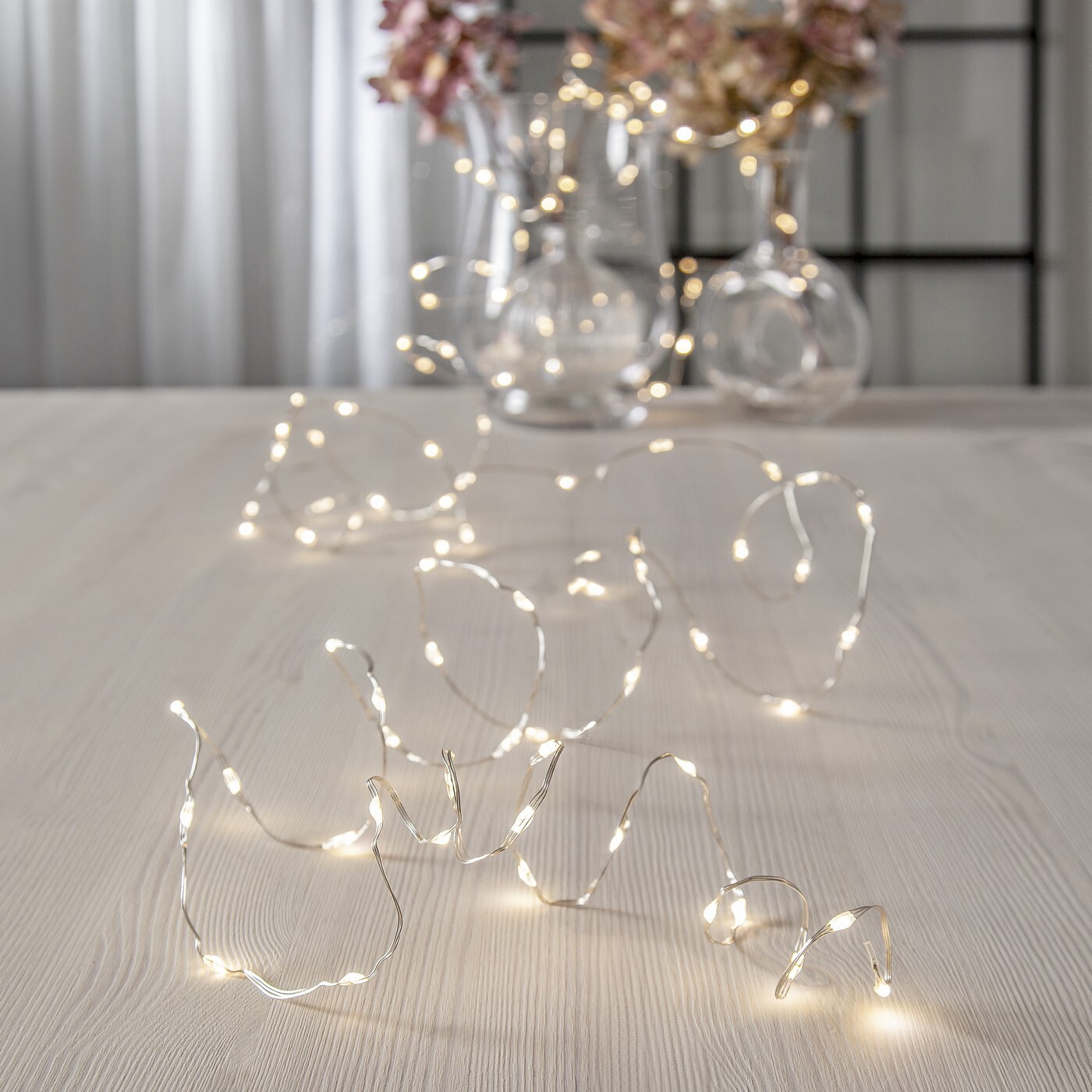 Světelný LED řetěz délka 5 m Star Trading Dew Drop - stříbrný