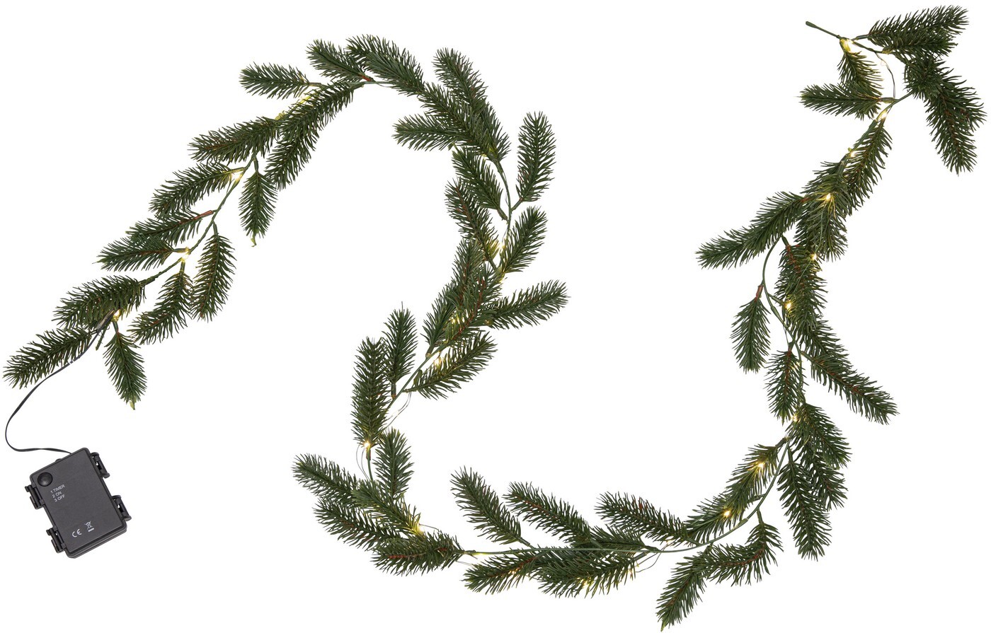 Venkovní LED girlanda délka 180 cm Star Trading Erna -zelená