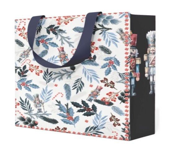 Anna Style Vánoční dárková taška - podélná -  23 x 19 cm - BB1 251