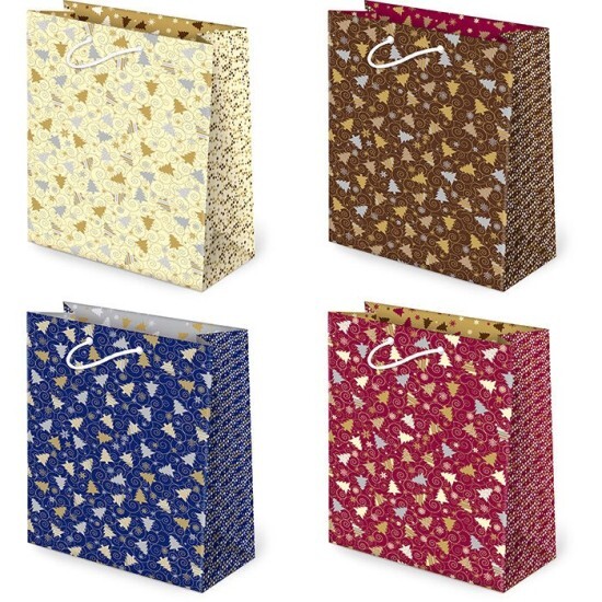 PAW Vánoční dárková taška - 23 x 32 cm - T2-S47