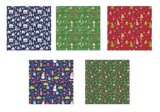 POL-MAK Vánoční balicí papír - 0,7 x 2 m - P2_GW_15