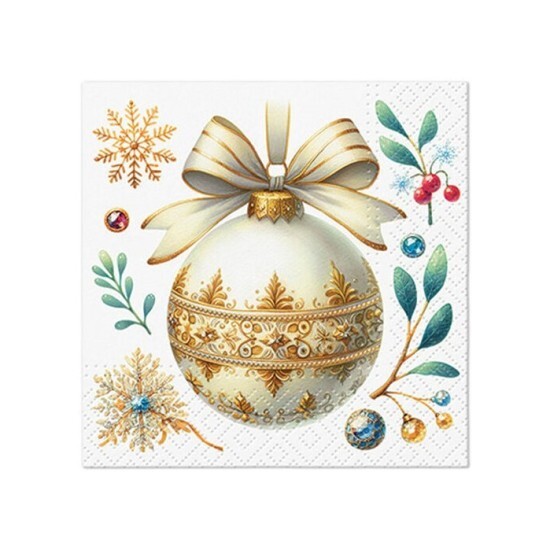 PAW Vánoční ubrousky PAW C - Classic decoration - SDC240400