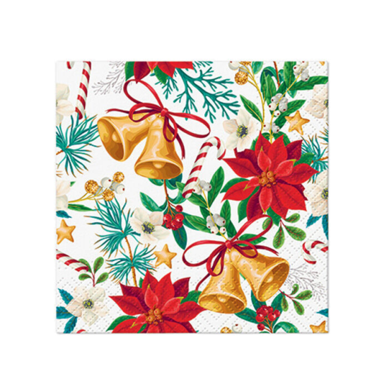 PAW Vánoční ubrousky PAW C - Botanical Noel - SDC240300