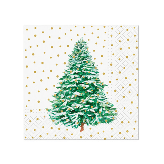 PAW Vánoční ubrousky PAW C - Frosted Forest - SDC241100