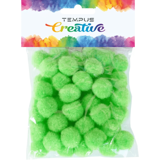 TEMPUS Bambulky 20 mm - světle zelené - 50 ks