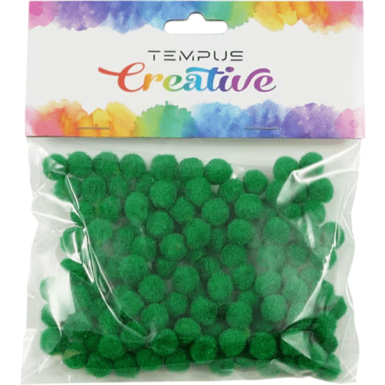 TEMPUS Mini bambulky - zelené - 120 ks