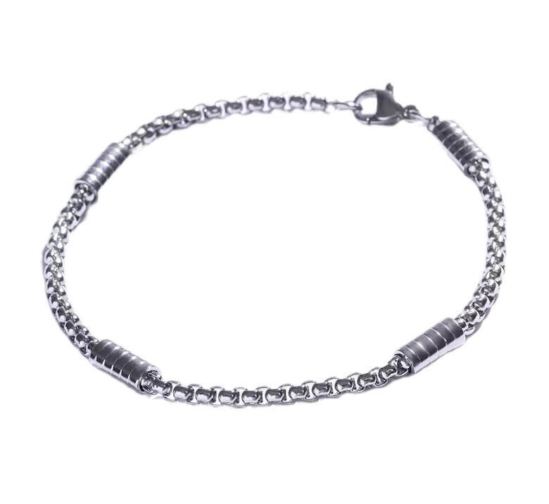 Marc Malone Nadčasový ocelový náramek pro muže MCGB5061S 21 cm