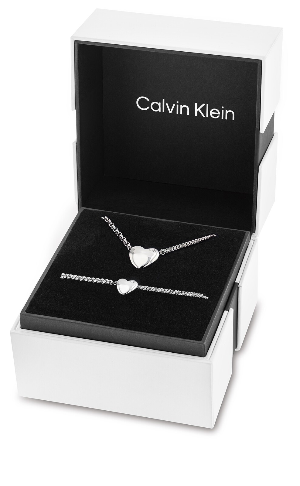 Calvin Klein Romantická souprava ocelových šperků Captivate 35700006 (náhrdelník, náramek)