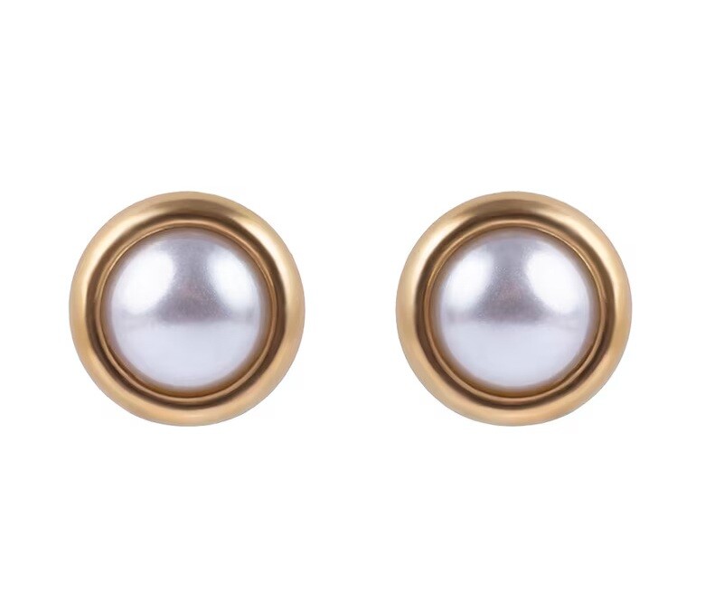 Emily Westwood Pozlacené náušnice pecky Wenisse EWE250364G