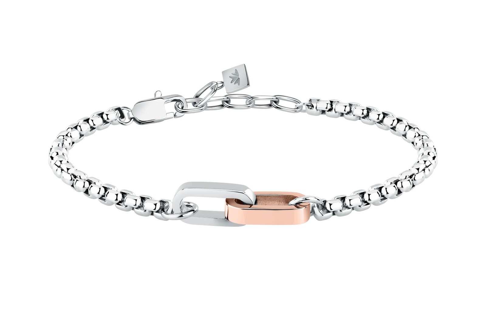 Morellato Minimalistický bicolor náramek pro muže Motown SABY13