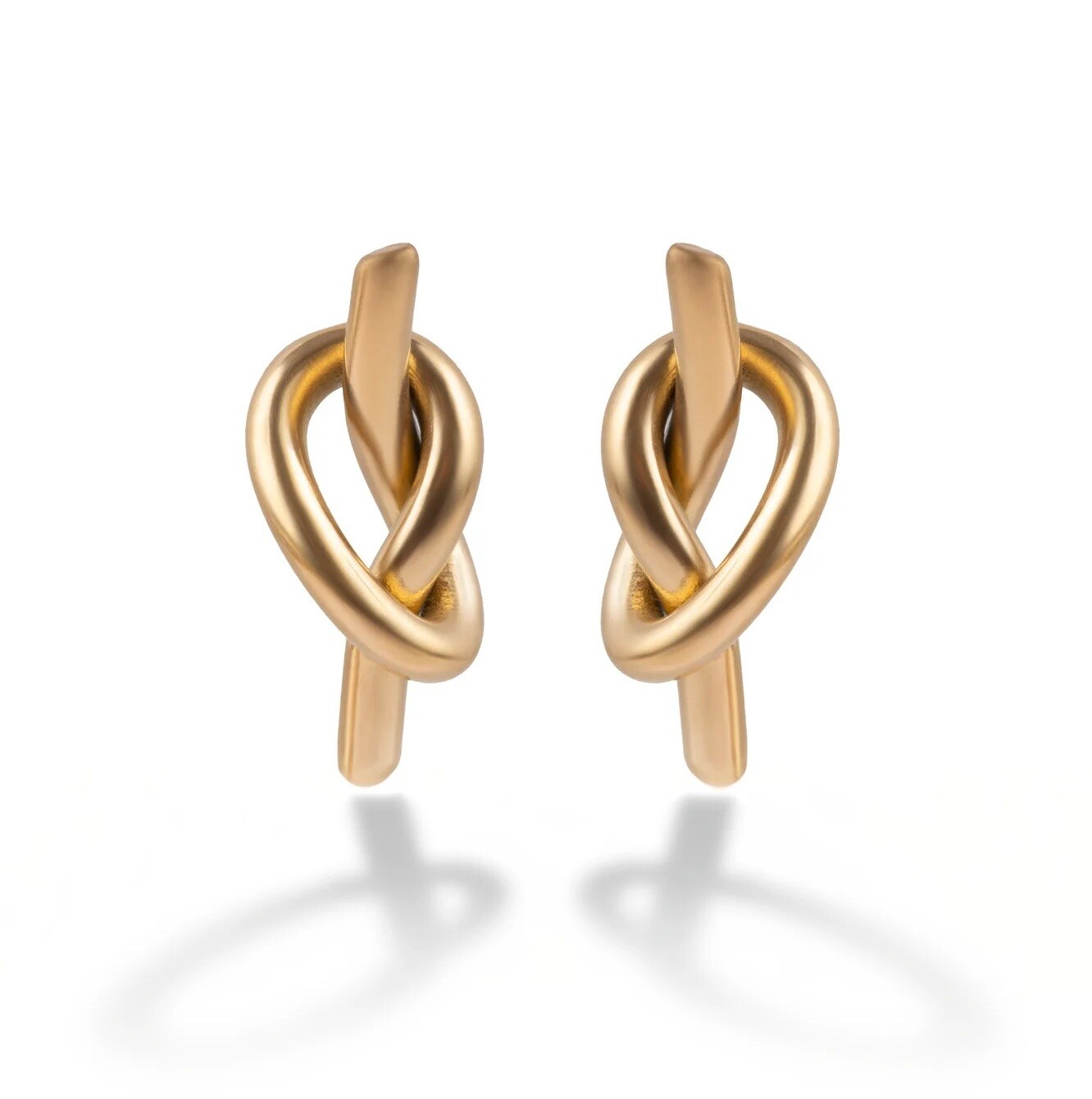 Marc Malone Pozlacené náušnice Uzel Ember MCE250382G