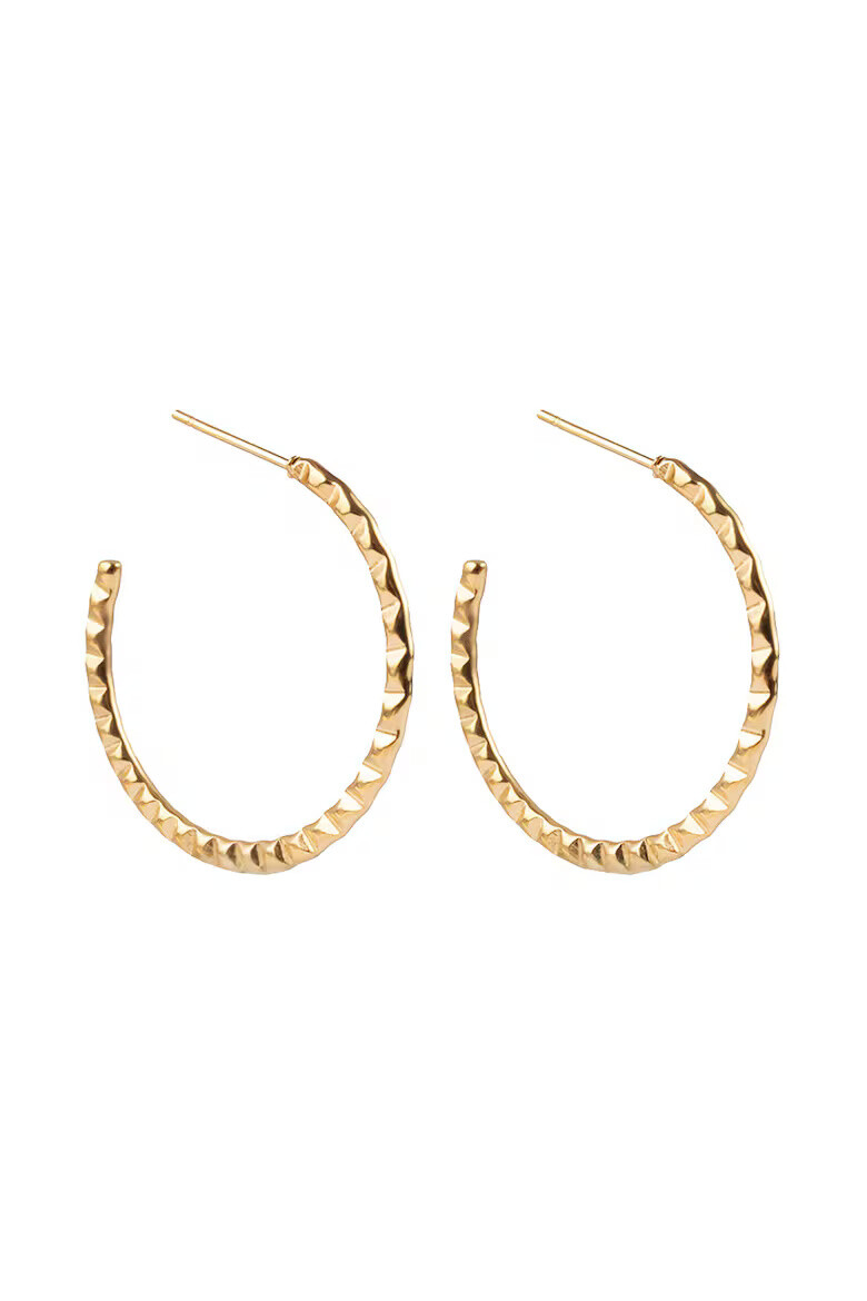 Emily Westwood Stylové pozlacené kruhy Priselle EWE250304G