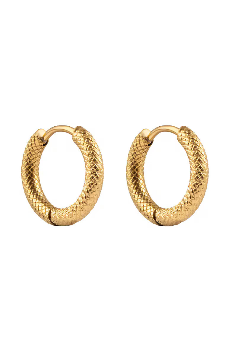 Emily Westwood Nadčasové pozlacené kruhy Melarose EWE250297G