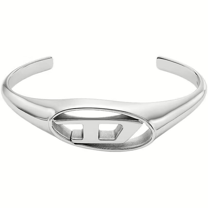 Diesel Pevný otevřený náramek z oceli DX1597040