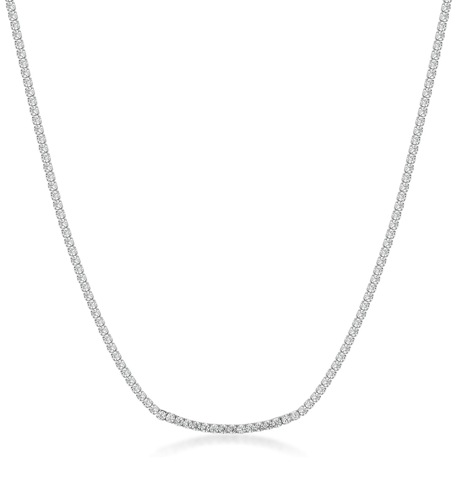 Brosway Třpytivý náhrdelník s čirými kubickými zirkony Desideri BEIN022