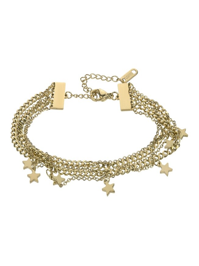 Marc Malone Vícevrstvý pozlacený náramek Keira MCB24034G