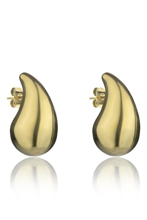 Marc Malone Nadčasové pozlacené náušnice Tear Drop MCE24033G