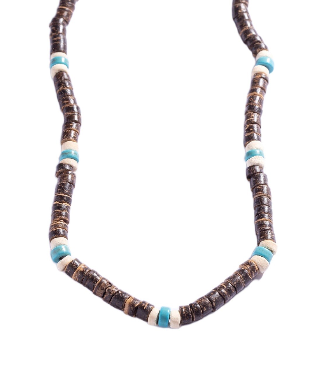 Marc Malone Pánský korálkový náhrdelník s tyrkysem MCGN5079