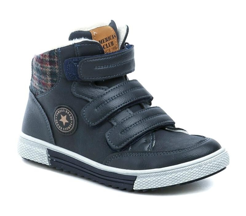 American Club GC19-21 navy dětské zimní boty