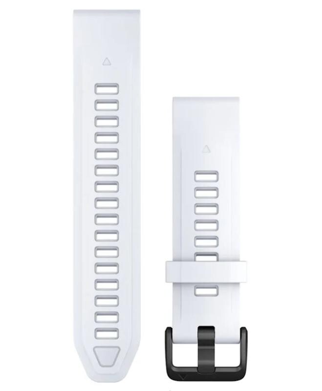 Garmin Řemínek QuickFit 20 pro fenix 5S/6S/7S/8S, Whitestone Silicone