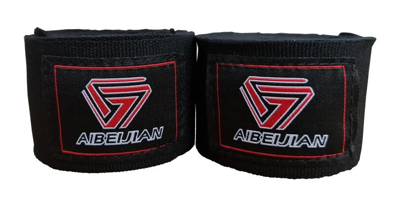 Kubisport Boxerské bandáže na ruce elastické 4,5 m černé
