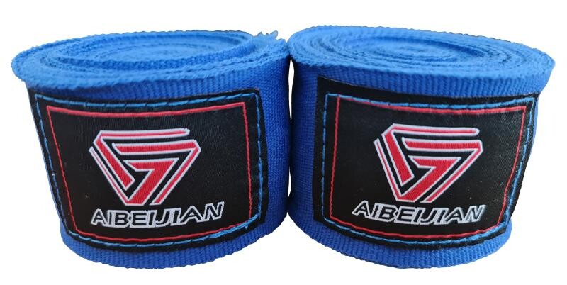 Kubisport Boxerské bandáže na ruce elastické 4,5 m modré