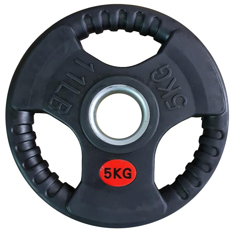 Kubisport Náhradní pogumovaný kotouč s úchopy 5kg - průměr 50 mm