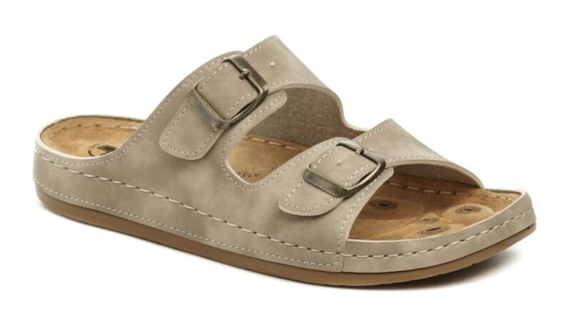 Medi Line 4124-020 camel zdravotní pantofle