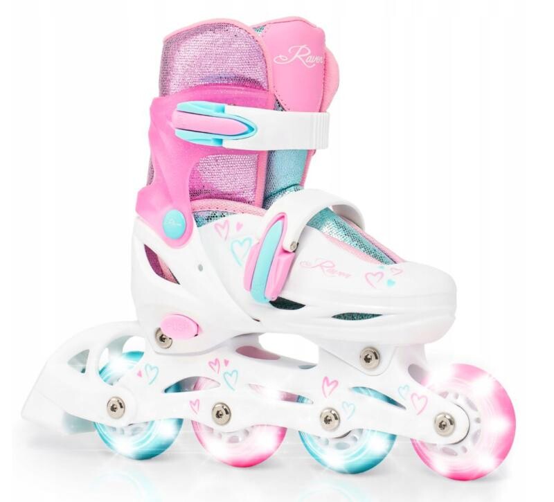 Raven Loret Glitter White/Mint/Pink