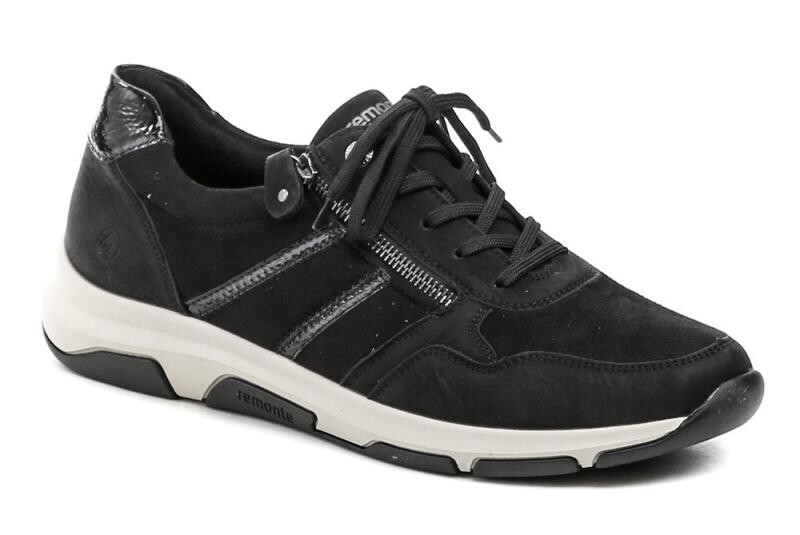 Remonte D1S04-02 černé dámské nadměrné polobotky