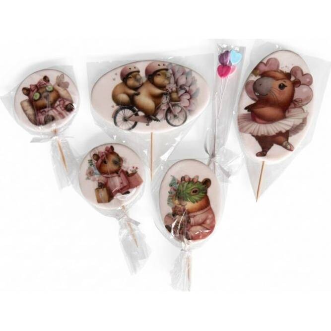 Cukrová dekorace  Kapibara happy days TOP - I LOVE CAKES