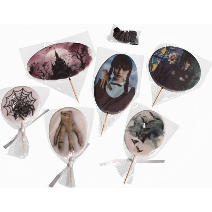 Cukrová dekorace  Svět Wednesday TOP - I LOVE CAKES