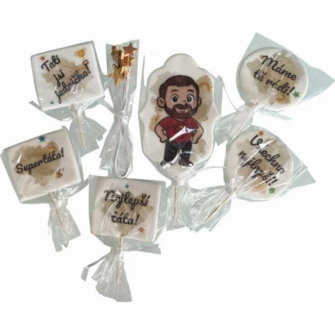 Cukrová dekorace  Pro tátu - I LOVE CAKES