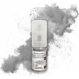 Food Colours Třpytky v rozprašovači New Silver Shimmering (5 g)