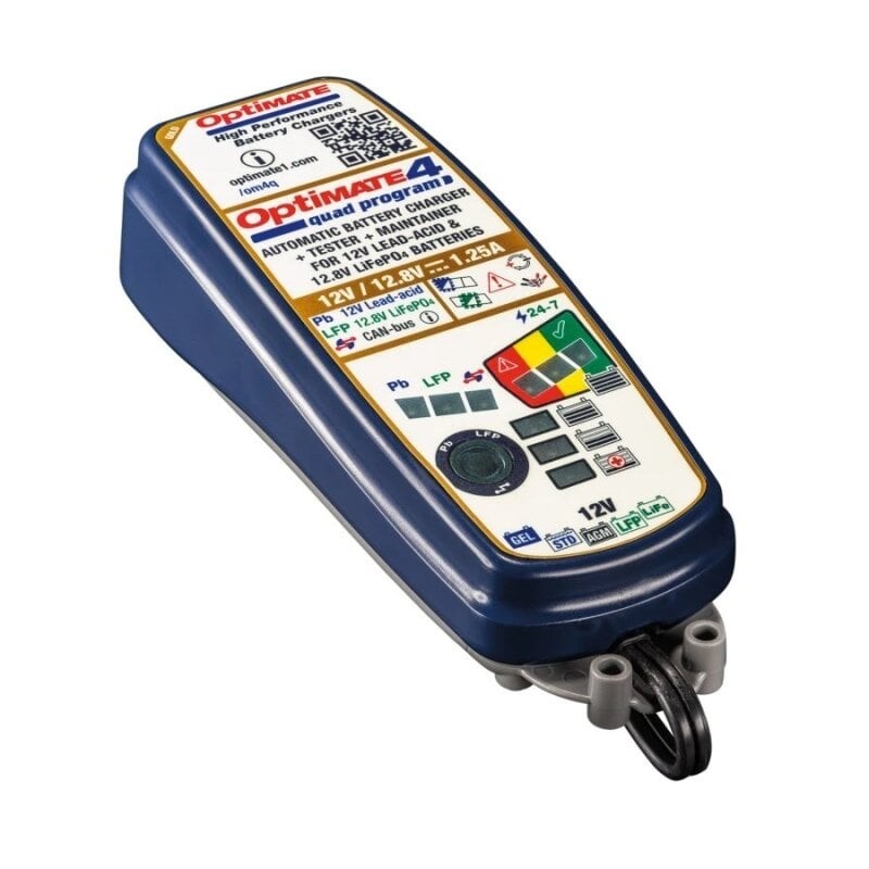Nabíječka Optimate 4 Quad Program 4-60Ah (12V-1,25A)