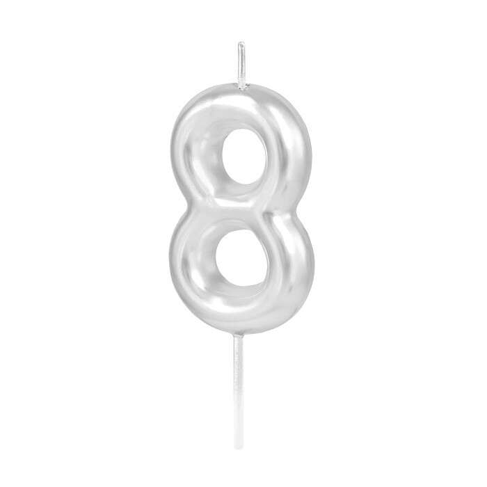 Svíčka dortová lesklá 