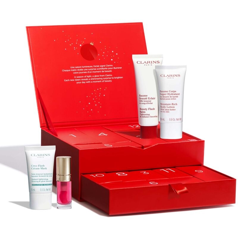Clarins Advent Calendar 12 Holiday Season adventní kalendář