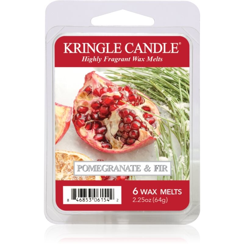 Kringle Candle Pomegranate & Fir Wax Melt DVA vonná svíčka 64 g