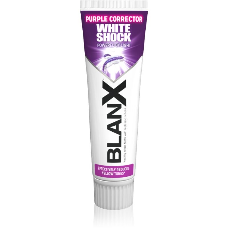 BlanX White Shock Purple bělicí zubní pasta s fialovým pigmentem 78 ml