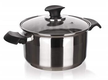 Banquet Hrnec nerezový AKCENT New Line 24 cm, 6,1 l, s poklicí