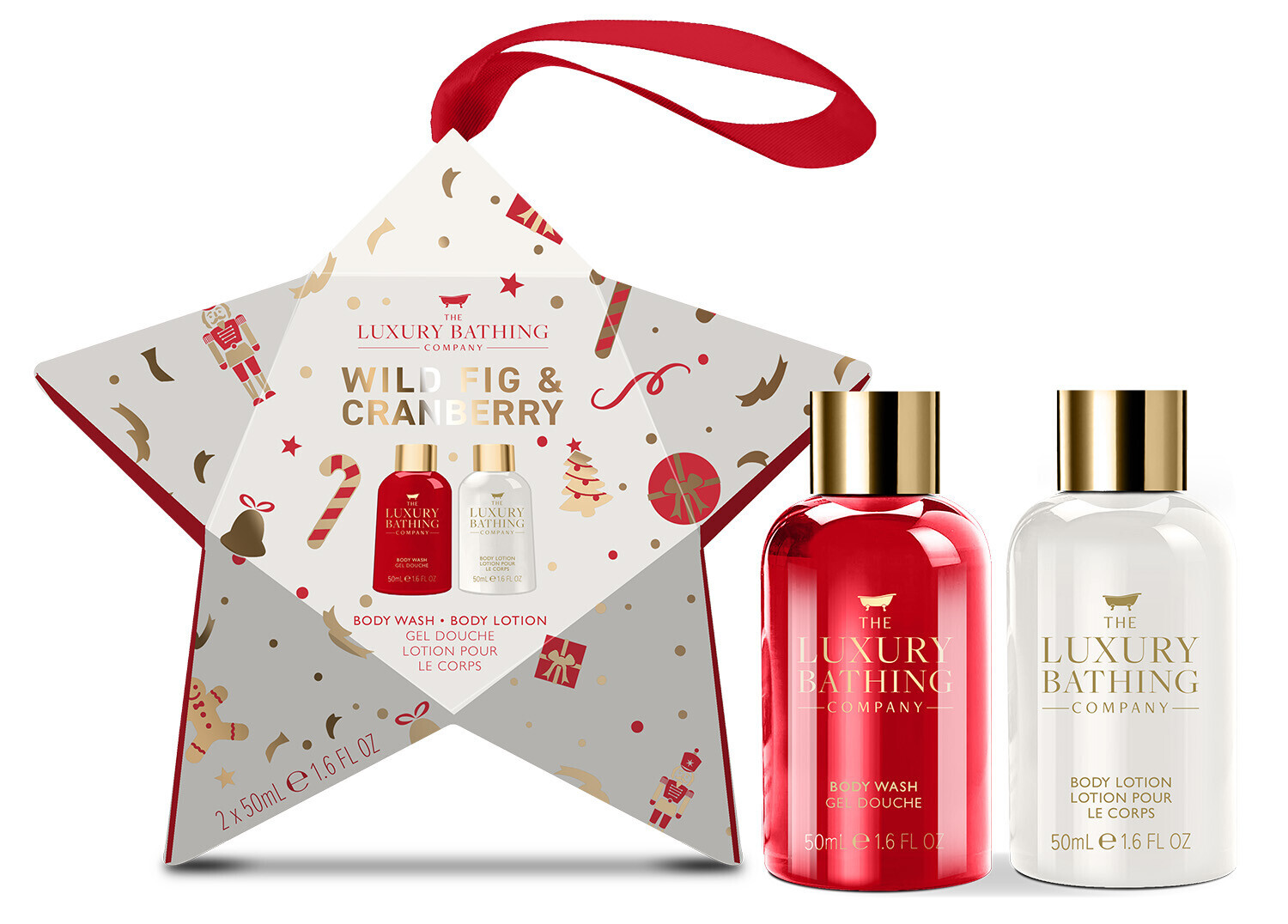 The Luxury Bathing Company Dárková sada tělové péče Fík & Brusinka 2 ks