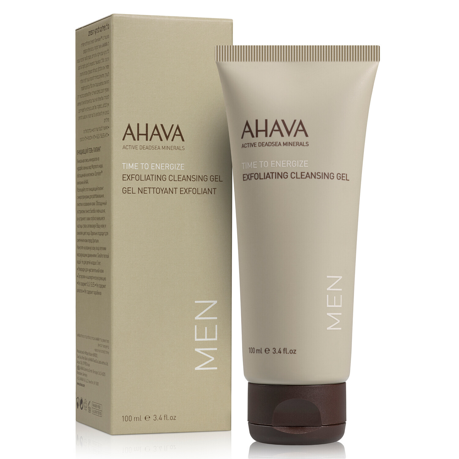 AHAVA Exfoliační čisticí gel pro muže Time to Energize (Exfoliating Cleansing Gel) 100 ml
