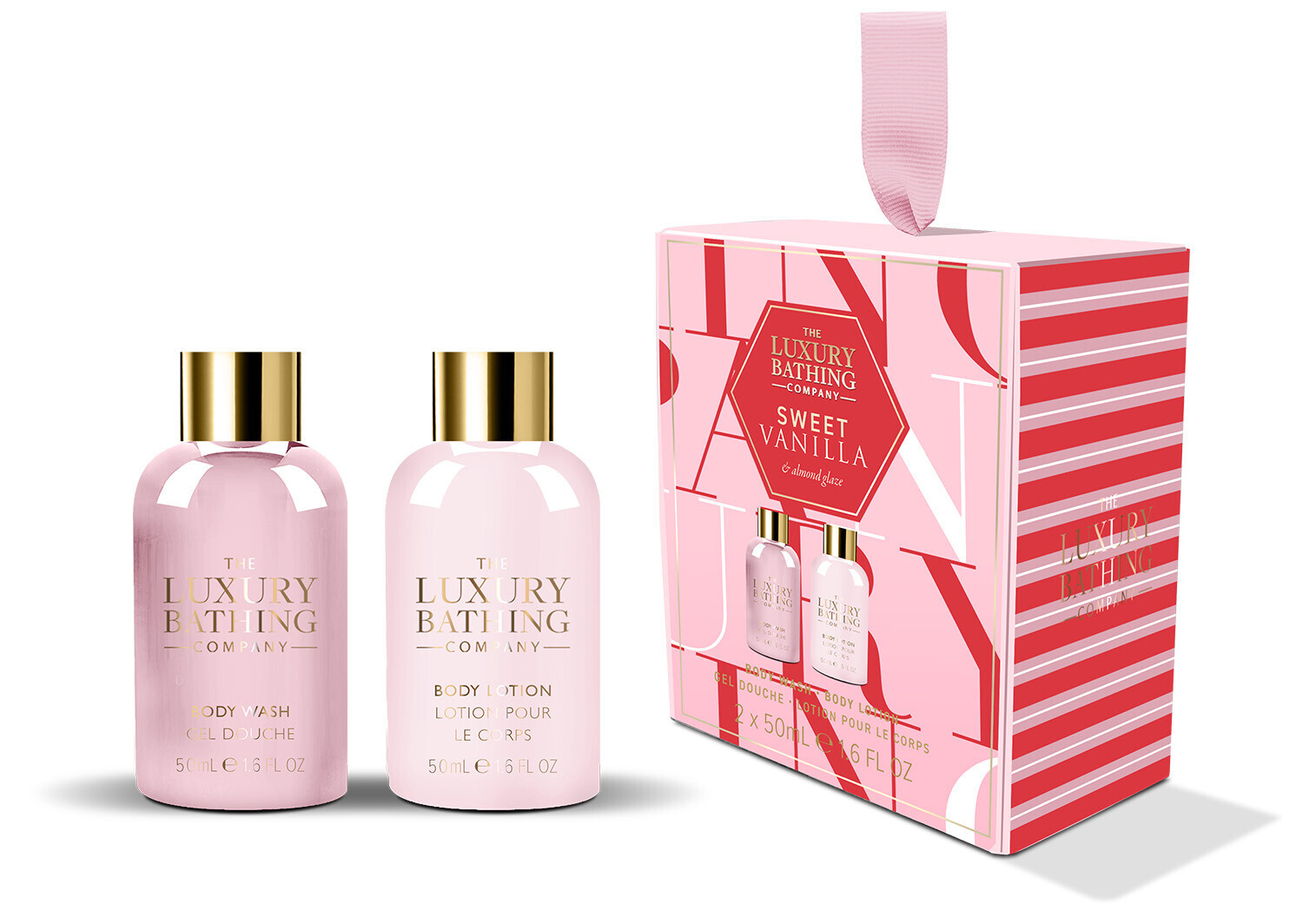 The Luxury Bathing Company Dárková sada péče o tělo Vanilka & Mandle 2 ks